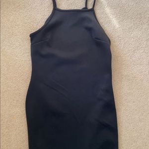 Black mini dress